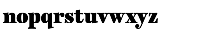 Classique Text Black Font LOWERCASE