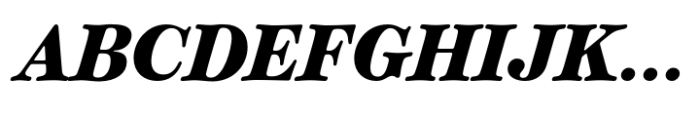 Classique Text Bold Italic Font UPPERCASE