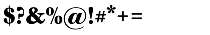 Classique Text Bold Font OTHER CHARS