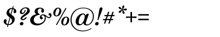 Classique Text Medium Italic Font OTHER CHARS