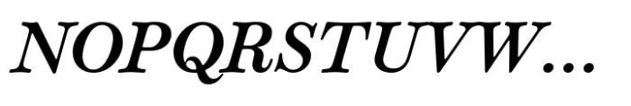 Classique Text Medium Italic Font UPPERCASE