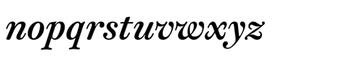 Classique Text Medium Italic Font LOWERCASE