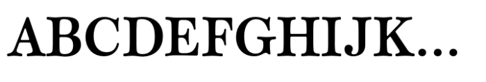Classique Text Medium Font UPPERCASE