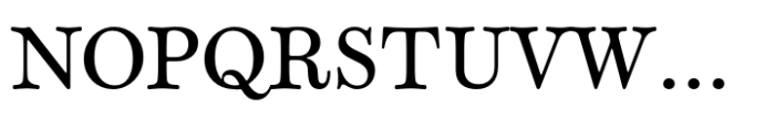 Classique Text Font UPPERCASE