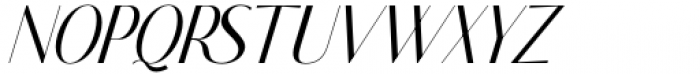 Classy Brune Italic Font LOWERCASE