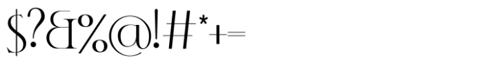 Classy Font OTHER CHARS