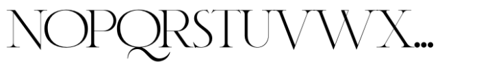 Classy Font UPPERCASE