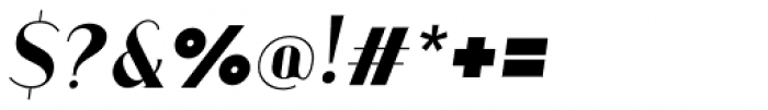 Claudia Fiesta Black Italic Font OTHER CHARS