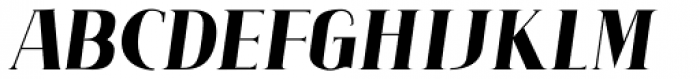 Claudia Fiesta Black Italic Font UPPERCASE
