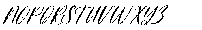 Claudia Martin Regular Font UPPERCASE