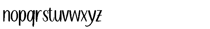 Claudia Sansbert Sans Font LOWERCASE