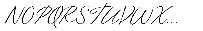 Claudia Sansbert Script Font UPPERCASE