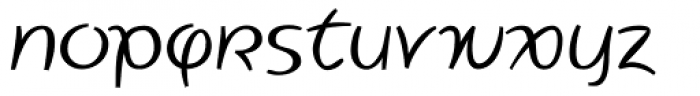 Claudium NB Italic Font LOWERCASE