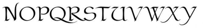 Claustrum Regular Font UPPERCASE