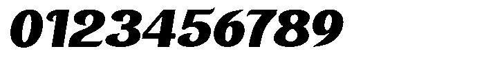 Clavisy Black Italic Font OTHER CHARS