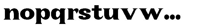 Clavisy Black Font LOWERCASE