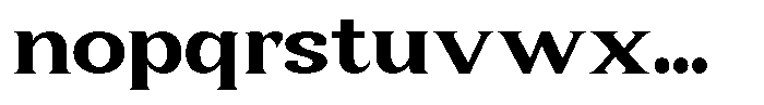 Clavisy Bold Font LOWERCASE