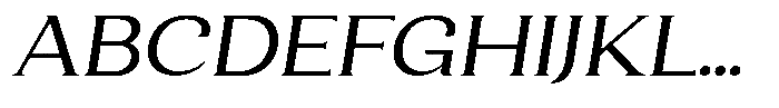 Clavisy Italic Font UPPERCASE