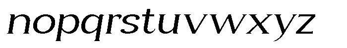 Clavisy Italic Font LOWERCASE