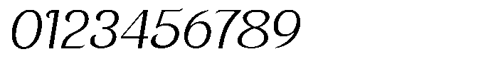 Clavisy Light Italic Font OTHER CHARS
