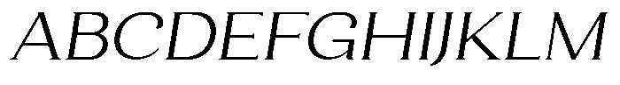 Clavisy Light Italic Font UPPERCASE