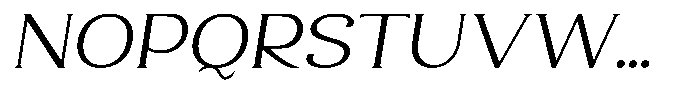 Clavisy Light Italic Font UPPERCASE