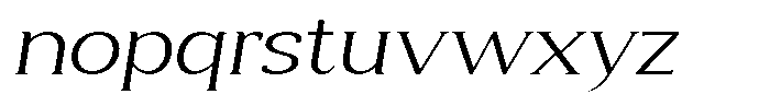 Clavisy Light Italic Font LOWERCASE