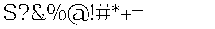 Clavisy Light Font OTHER CHARS