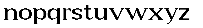 Clavisy Medium Font LOWERCASE