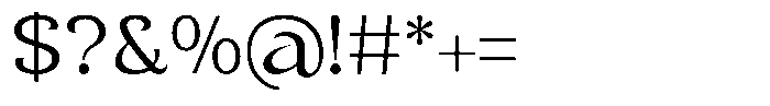 Clavisy Regular Font OTHER CHARS