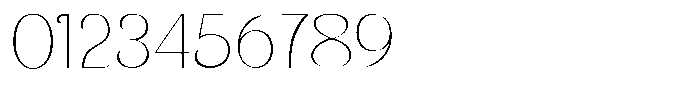 Clavisy Thin Font OTHER CHARS
