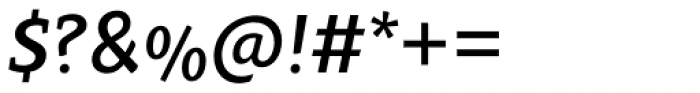 Clavo Medium Italic Font OTHER CHARS