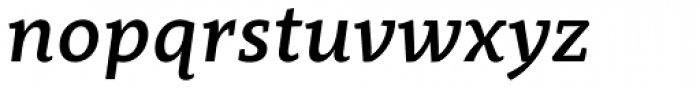 Clavo Medium Italic Font LOWERCASE