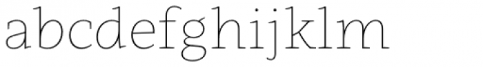 Clavo Thin Font LOWERCASE