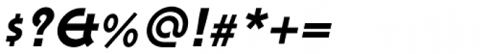 Claxon Italic Font OTHER CHARS