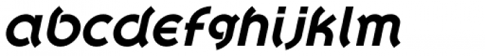 Claxon Italic Font LOWERCASE