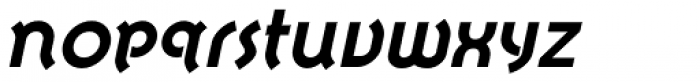 Claxon Italic Font LOWERCASE