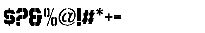 Clean Streets JNL Regular Font OTHER CHARS