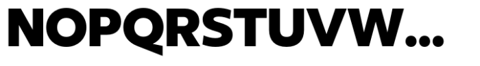 Clear Pro Thai Black Font UPPERCASE