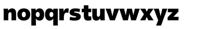 Clear Pro Thai Black Font LOWERCASE
