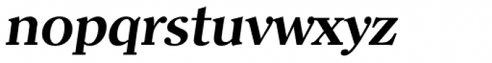 Clearface TS DemiBold Italic Font LOWERCASE