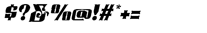 Cleffordy Italic Font OTHER CHARS