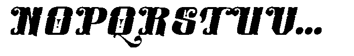 Cleffordy Italic Font UPPERCASE