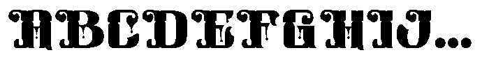 Cleffordy Regular Font UPPERCASE