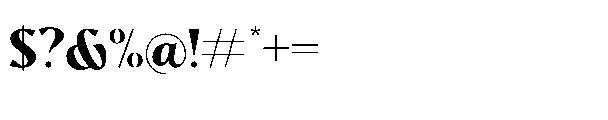 Clemb Bold Font OTHER CHARS