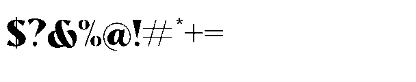 Clemb Extra Bold Font OTHER CHARS