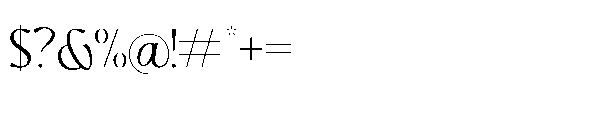 Clemb Light Font OTHER CHARS