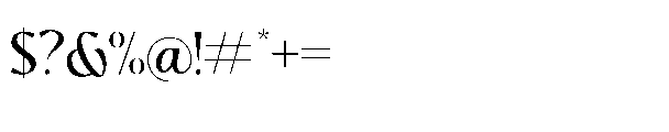 Clemb Regular Font OTHER CHARS