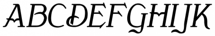 Clementhorpe Bold Italic Font UPPERCASE
