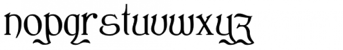 Clementhorpe Font LOWERCASE